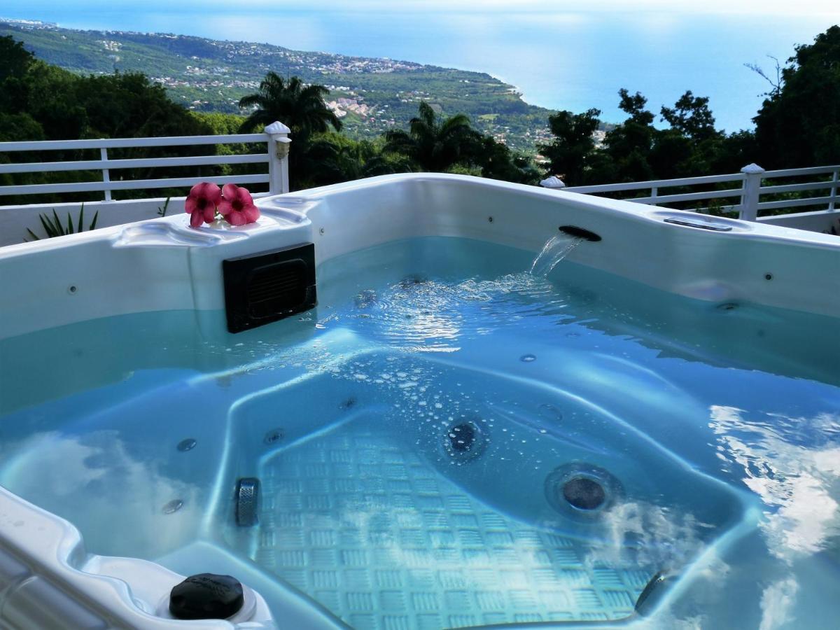 Belavue & Spa Prive, Avec Vue Panoramique Sur Mer, Jardin Creole Paysager, Jacuzzi Prive บูญองต์ ภายนอก รูปภาพ